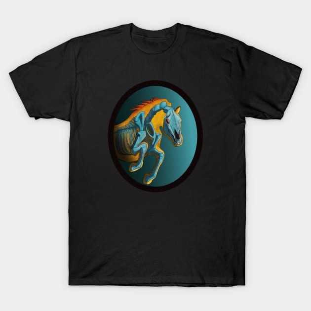 Horse Skelly T-Shirt by Colleen Regin